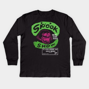 8MM Spook Show Kids Long Sleeve T-Shirt